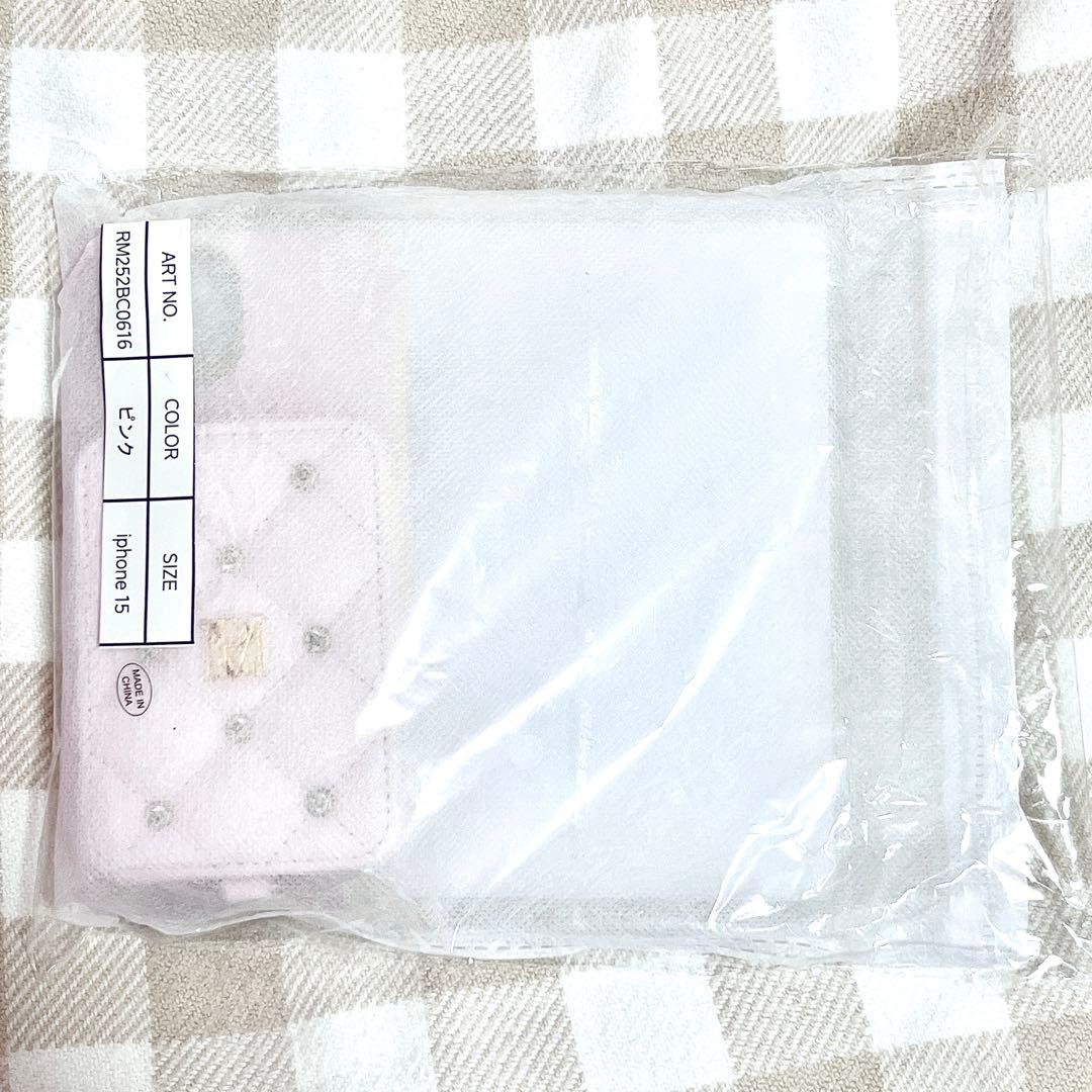 Rosé Muse iPhone15 quilting iPhone case