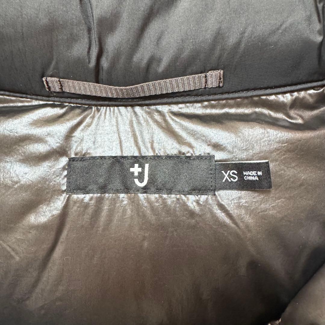 【美品】XSサイズ UNIQLO +J ダウンボリュームベスト ブラック