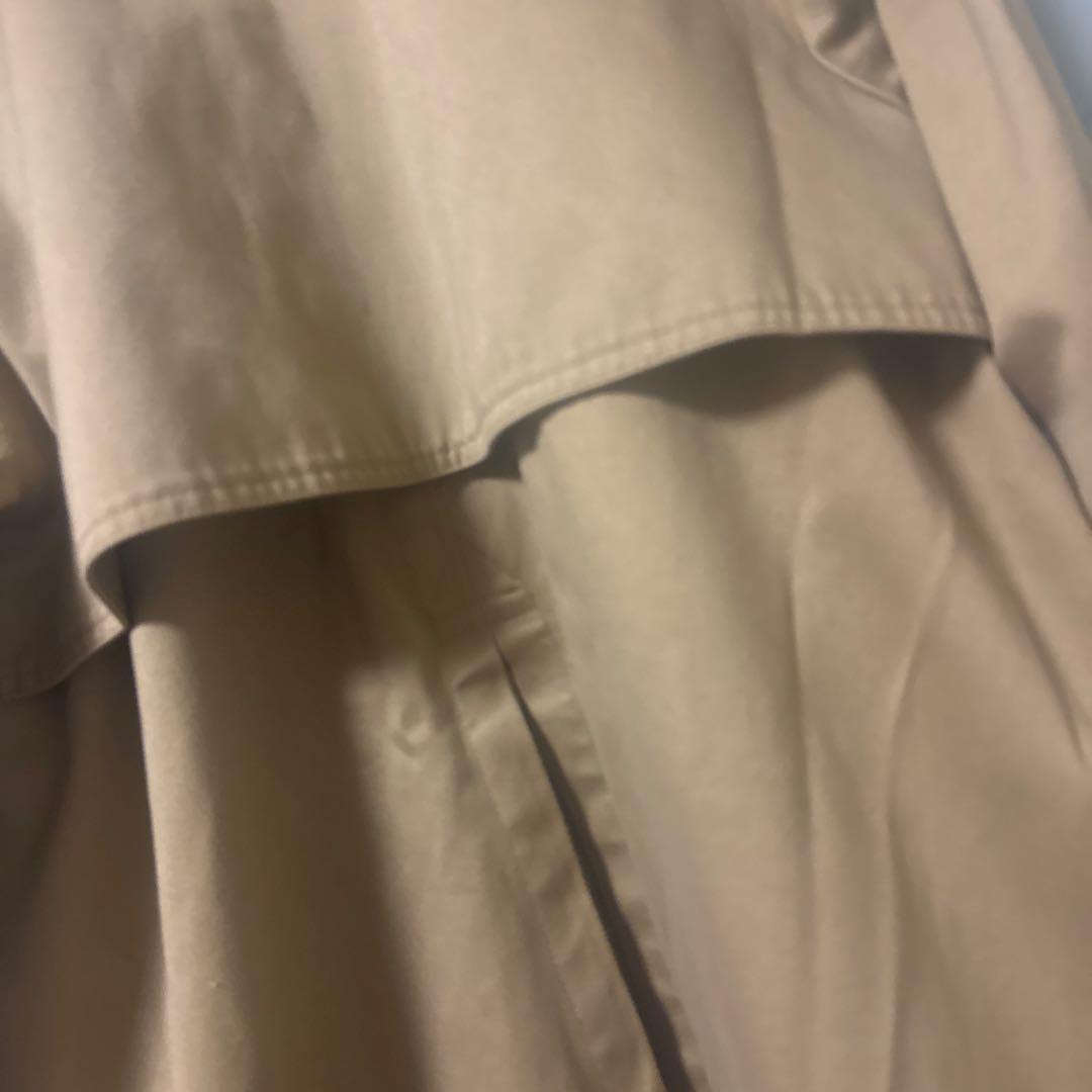 CLANE ショートフレアトレンチコート　ベージュ