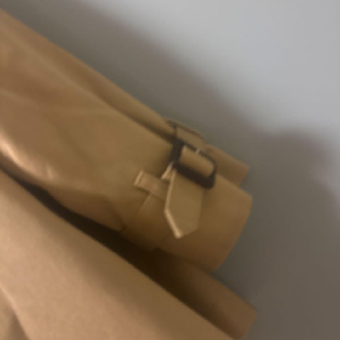 CLANE ショートフレアトレンチコート　ベージュ