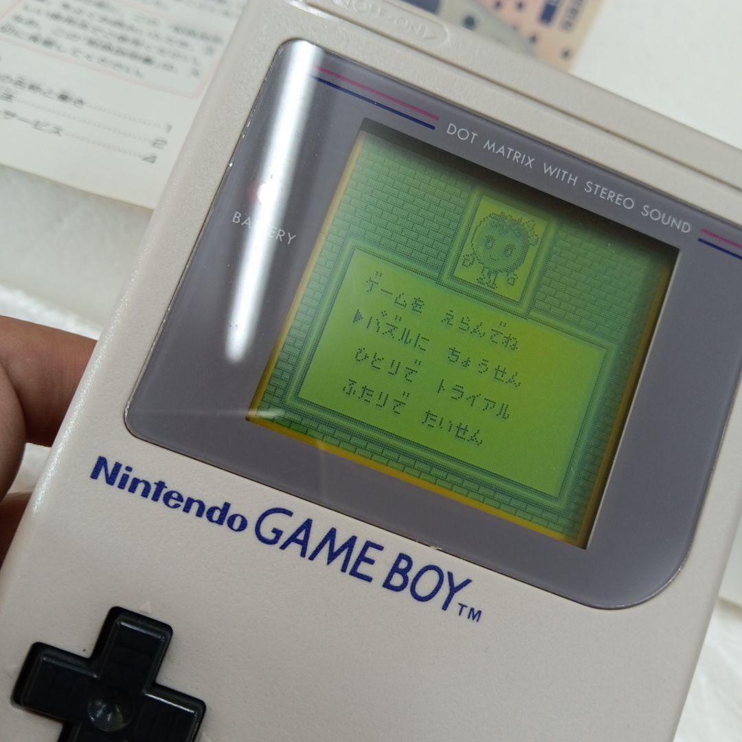 【美品】初代ゲームボーイ 専用充電式アダプタ　セット