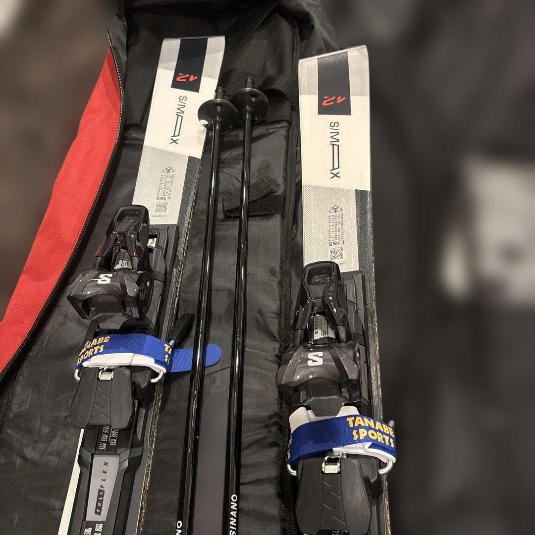 Salomon S/MAX 12スキー板セットポール＆オールインケース付き