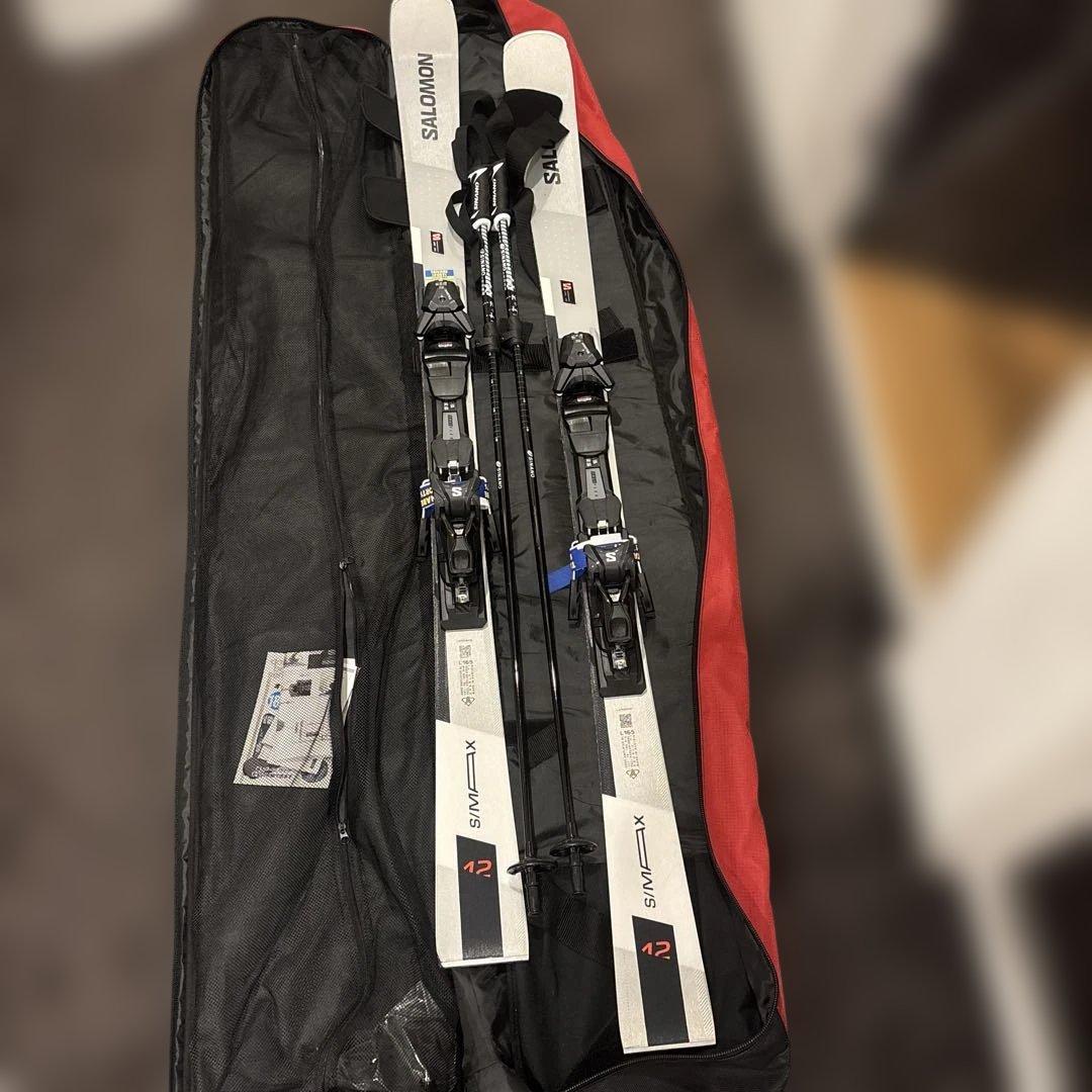 Salomon S/MAX 12スキー板セットポール＆オールインケース付き