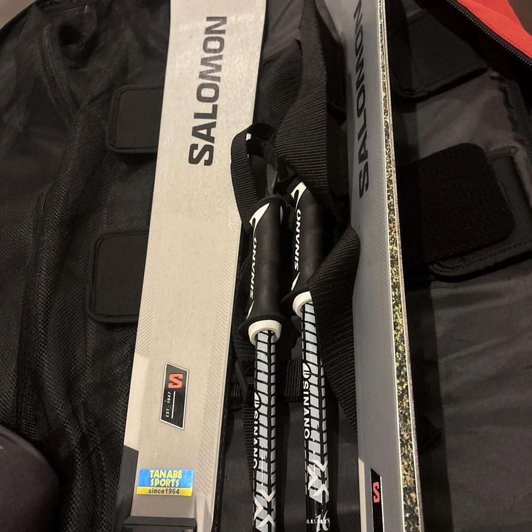 Salomon S/MAX 12スキー板セットポール＆オールインケース付き