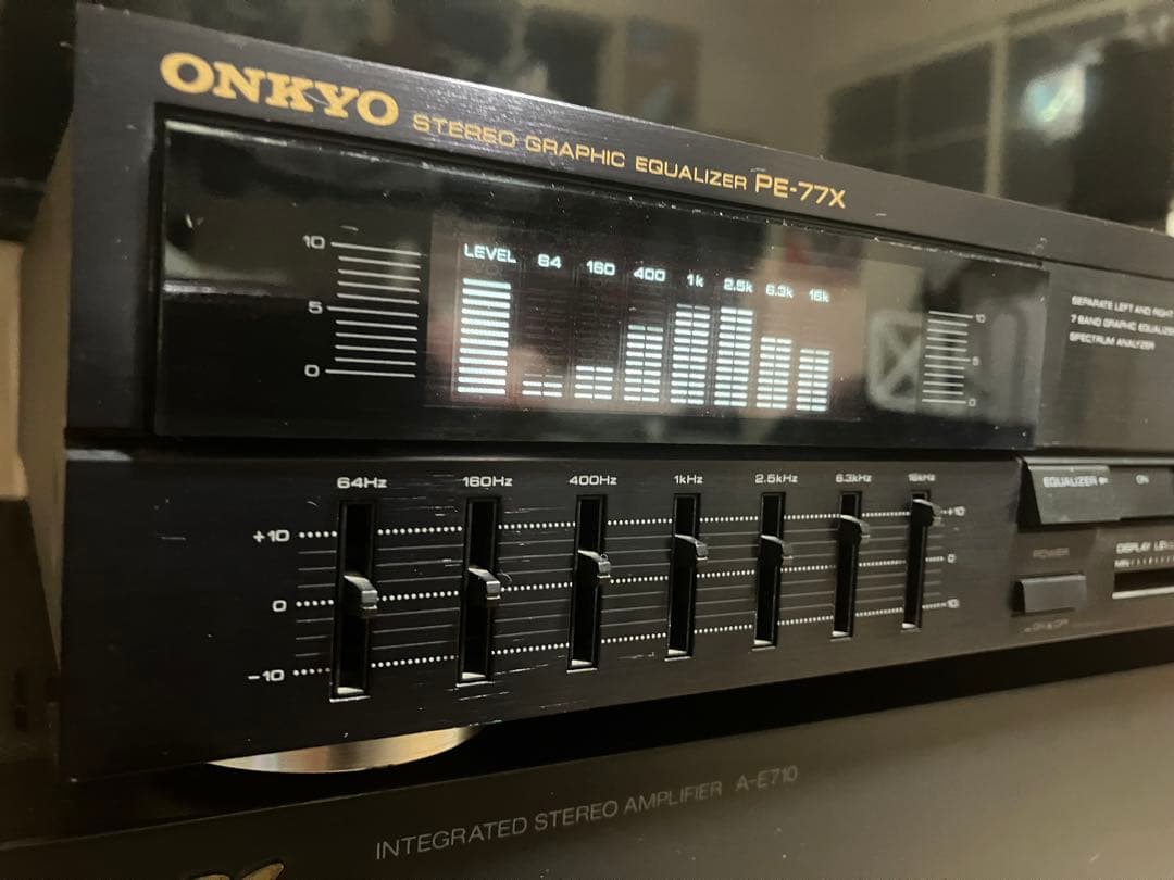 【動作品】ONKYO ステレオグラフィックイコライザー PE-77X