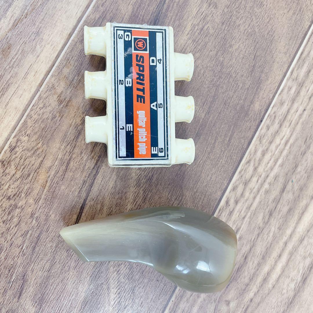 沖縄 三線 へび皮 ケース付き 撥 沖縄 民謡