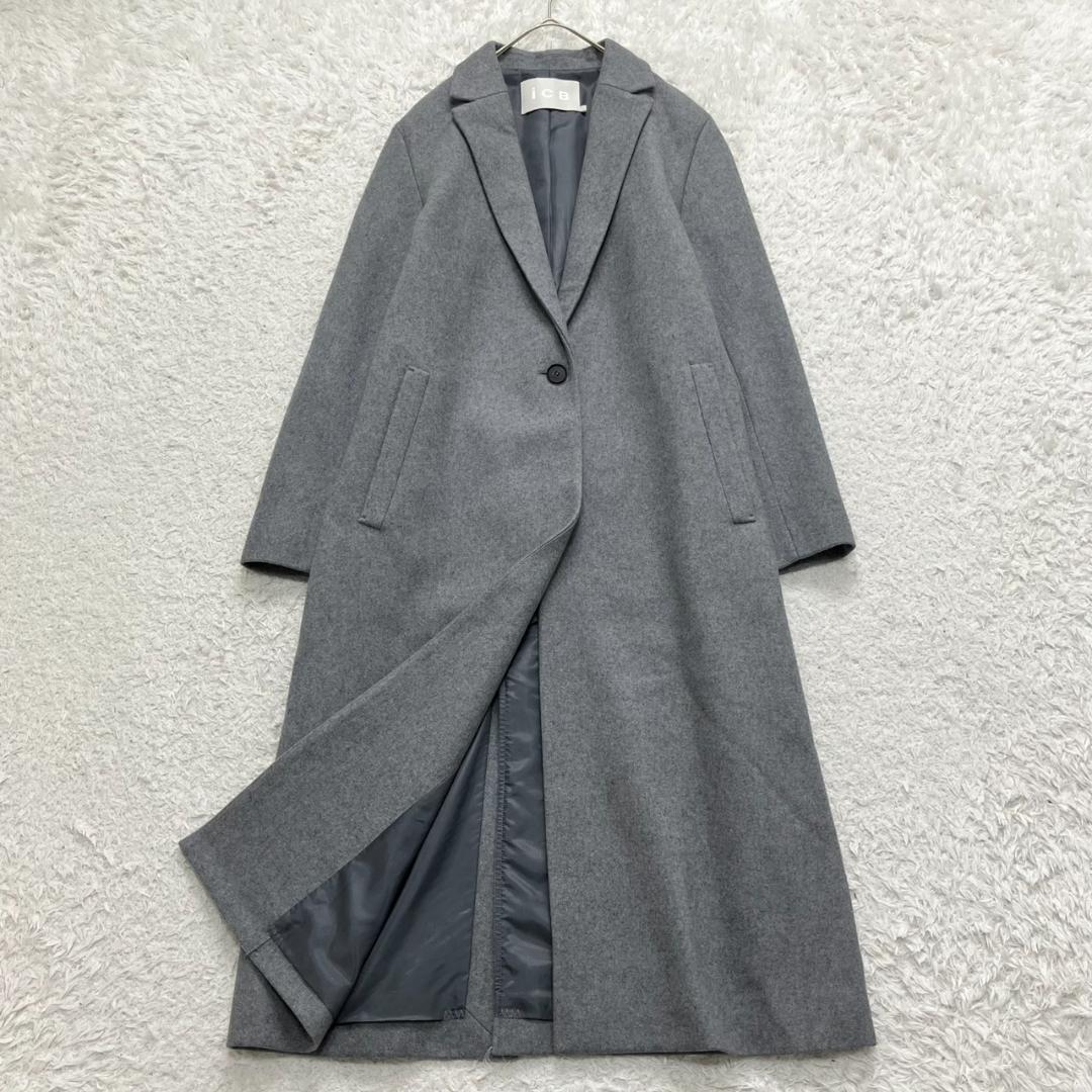 未使用級✨22AW✨アイシービー チェスターコート ロング 大きいサイズ XL