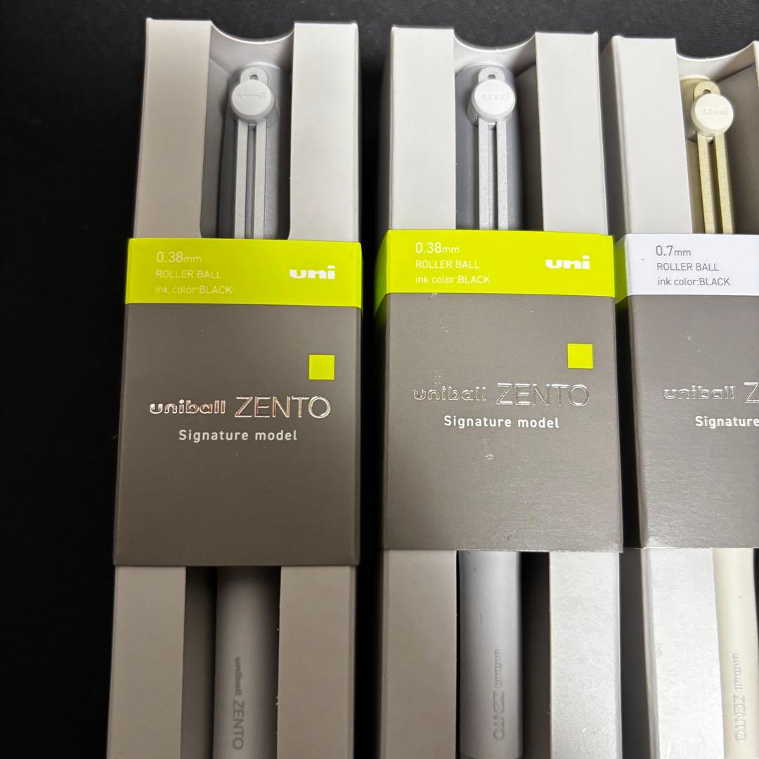 uniball ZENTO ゼント シグニチャーモデル 0.38mm 0.7mm