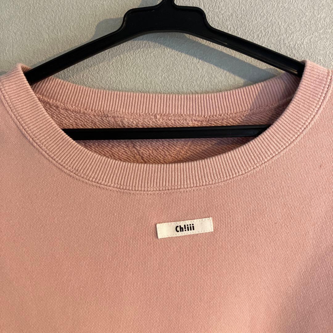 chiiiibag Logo Crewneck Sweat ピンク
