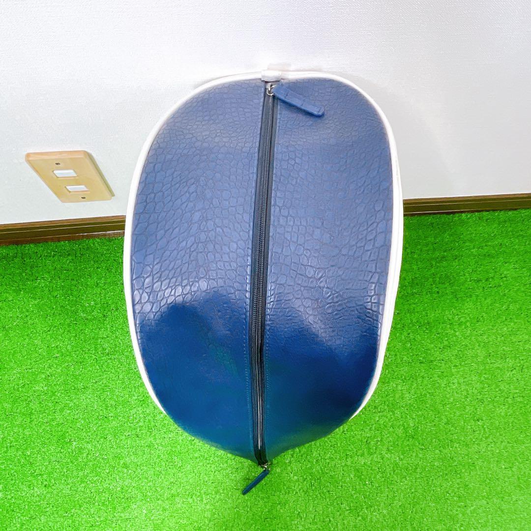 美品　アドミラル　クロコ　型押し　高級　キャディバック