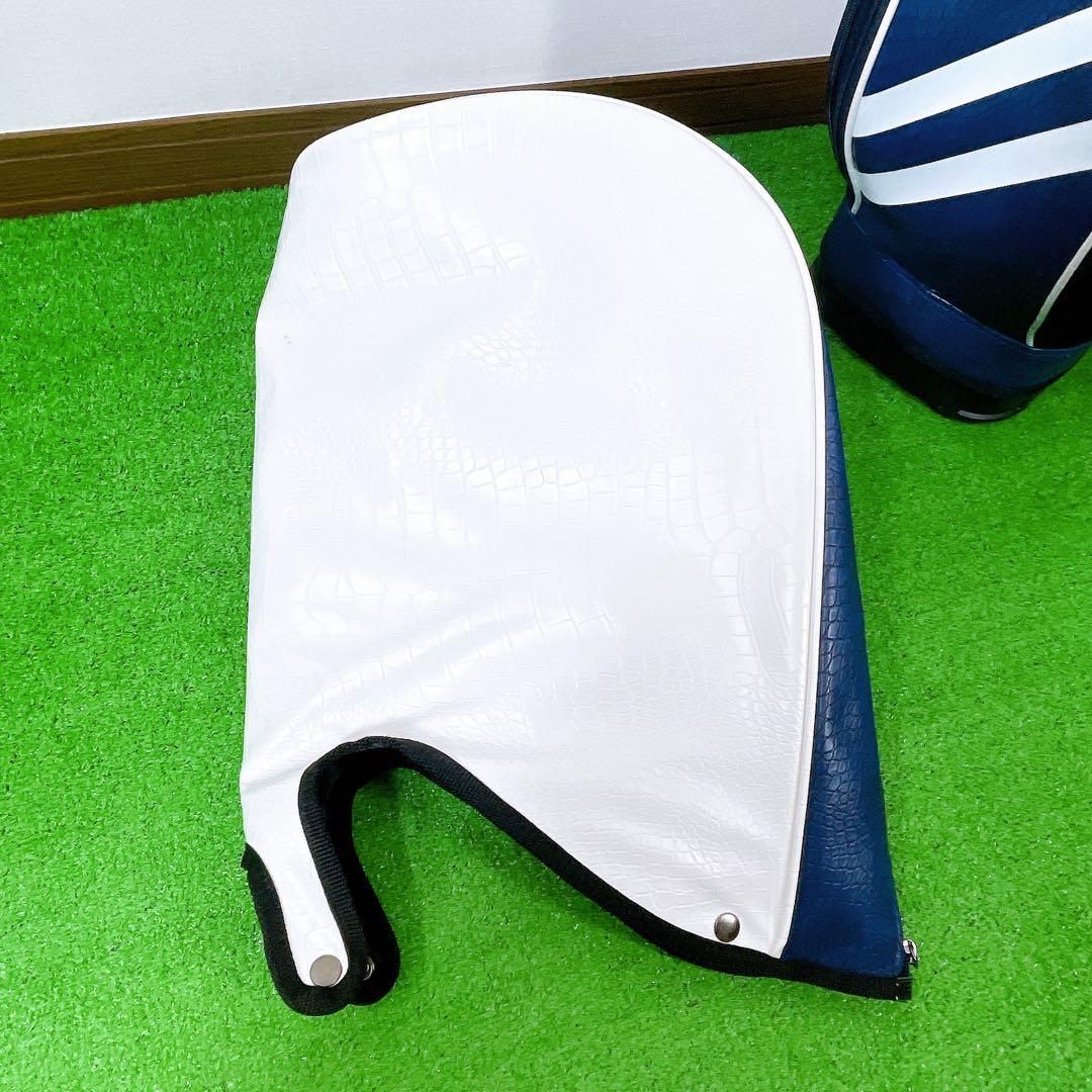 美品　アドミラル　クロコ　型押し　高級　キャディバック