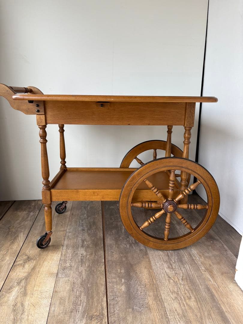 カリモク　バタフライ　ワゴン　トロリーワゴン　ヴィンテージ