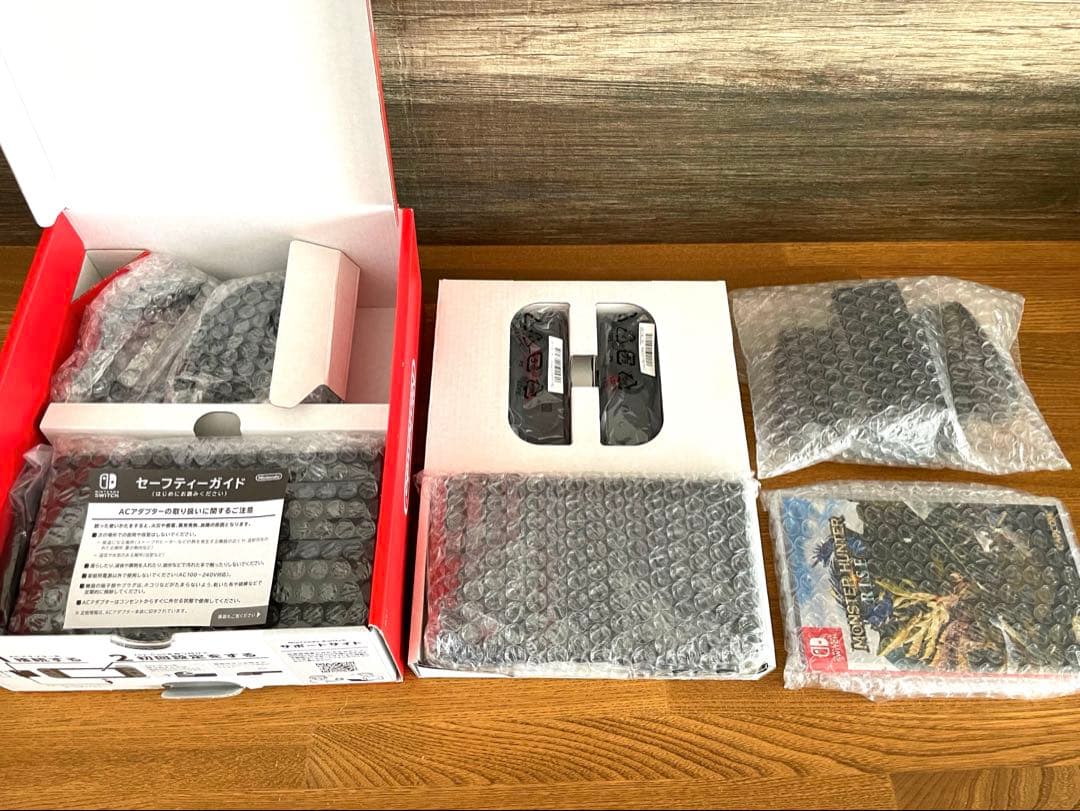 スイッチ現行モデル新パッケージSwitchバッテリー強化版グレーモンハン