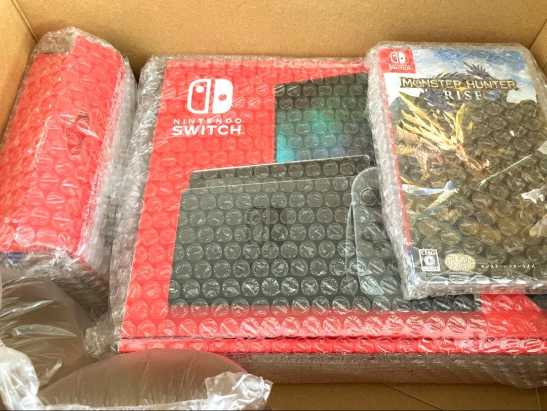 スイッチ現行モデル新パッケージSwitchバッテリー強化版グレーモンハン