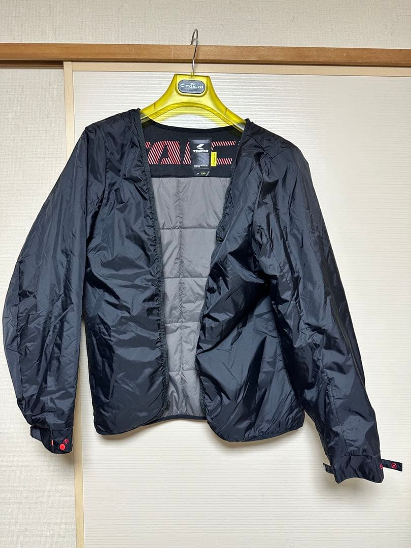 RS TAICHI モトレックウィンターパーカ　ブラック/レッド　XXL