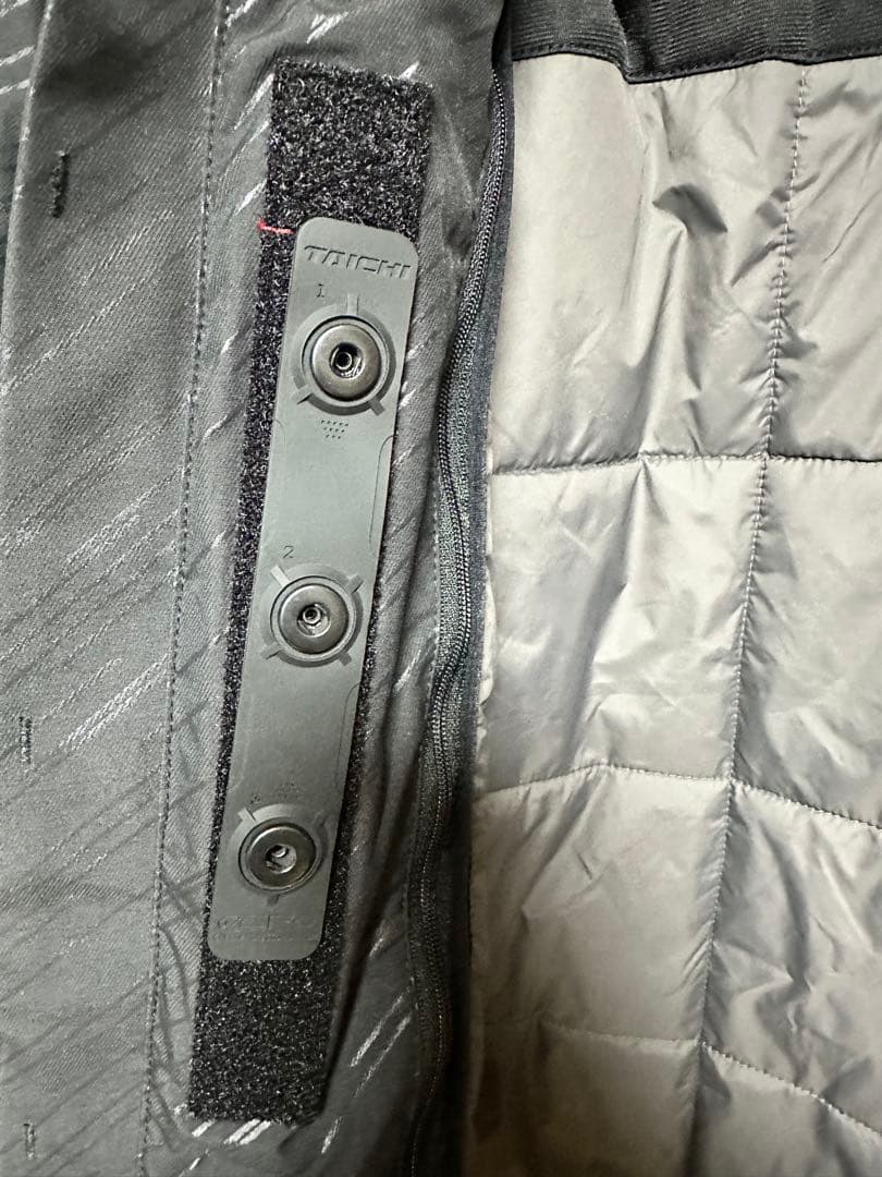 RS TAICHI モトレックウィンターパーカ　ブラック/レッド　XXL