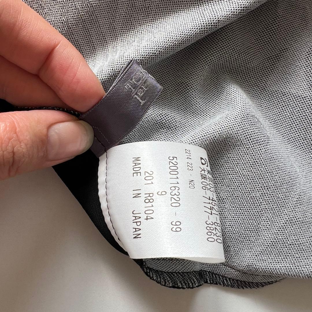 TOKUKO 1erVol トクコ 総柄 チュニック ブラック NA30