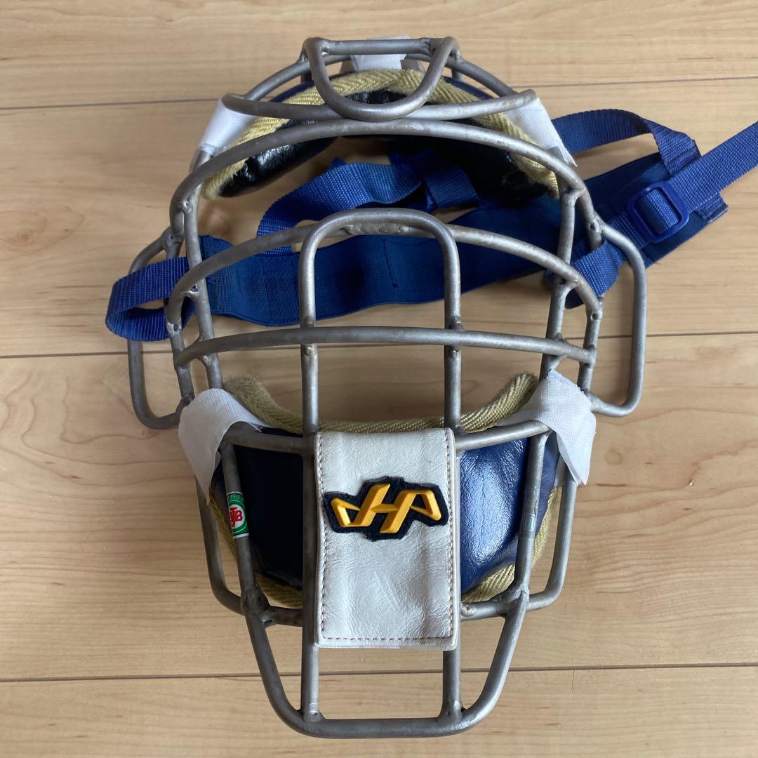 ハタケヤマ　キャッチャー防具　軟式　ヘルメット・収納袋付き