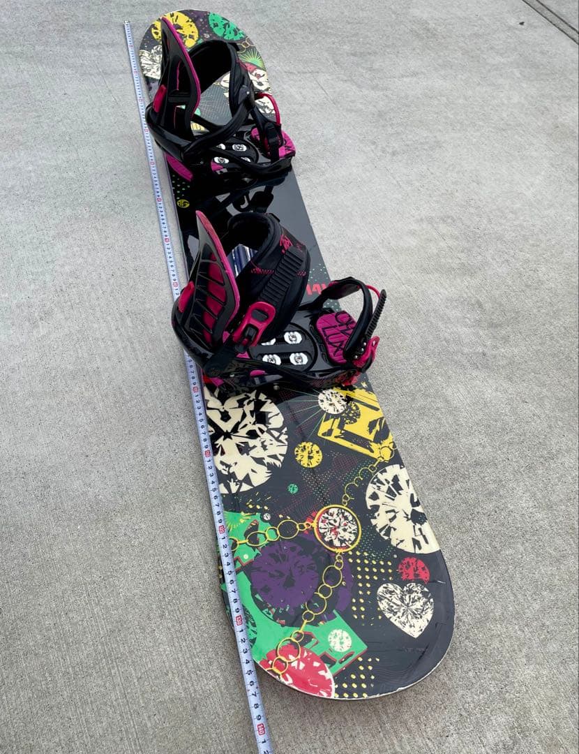 K2 Luv Bug 140cm スノーボード バインディング・ブーツ付き