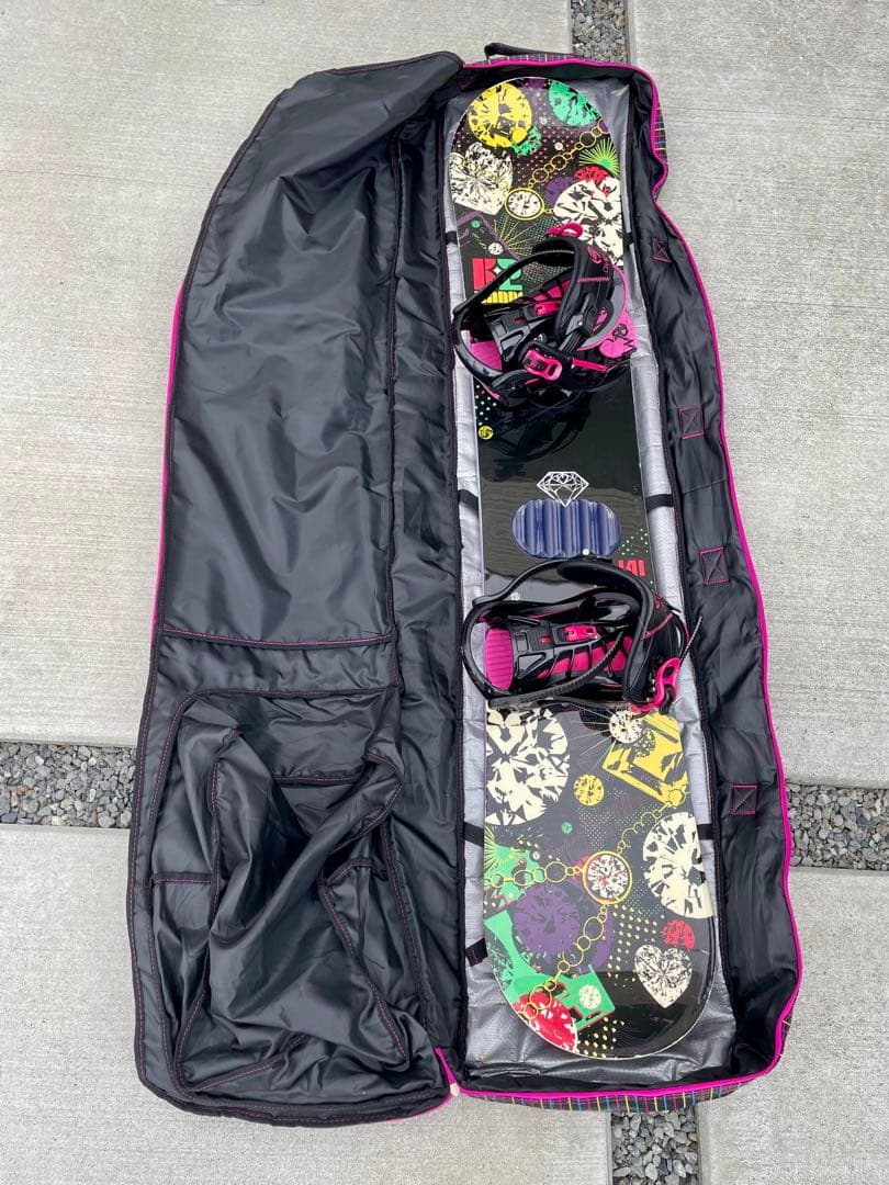 K2 Luv Bug 140cm スノーボード バインディング・ブーツ付き