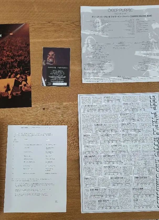 Deep Purple Live in Japan 4CD +DVD+7インチ