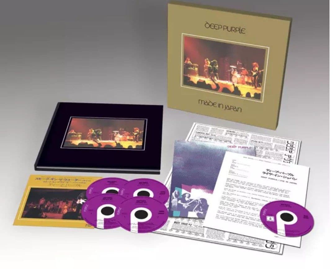 Deep Purple Live in Japan 4CD +DVD+7インチ
