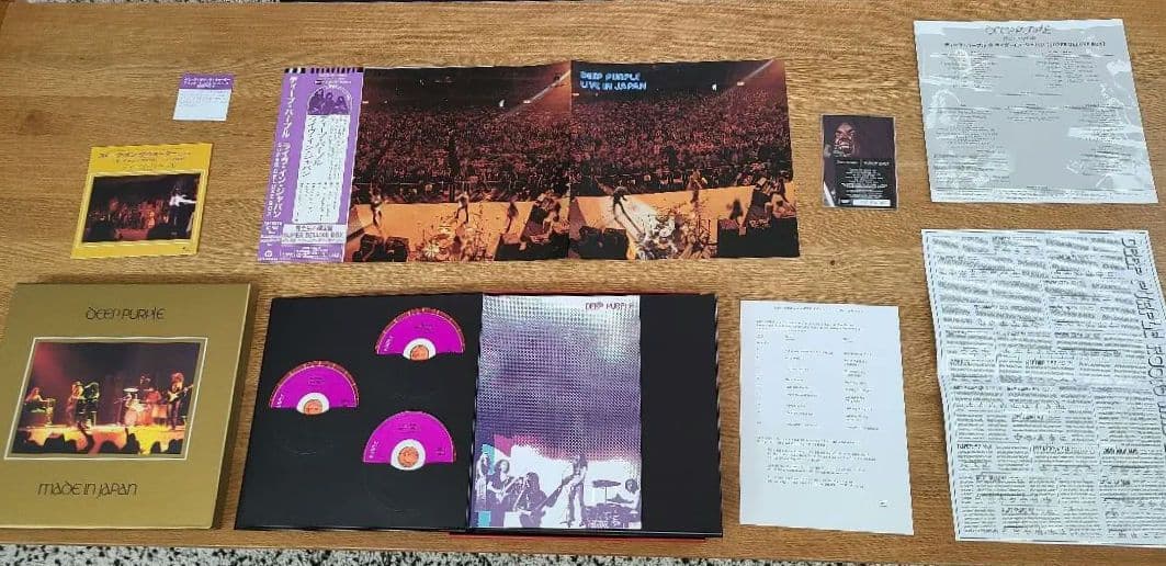 Deep Purple Live in Japan 4CD +DVD+7インチ
