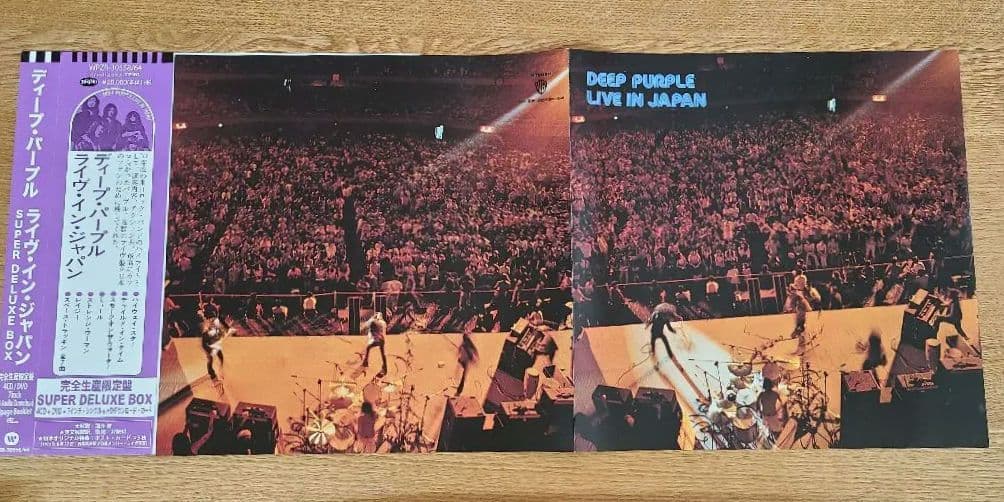 Deep Purple Live in Japan 4CD +DVD+7インチ
