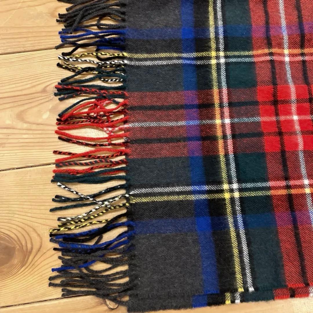 【試着のみ】Johnstons チャコールグレースチュワート　 ストール　大判