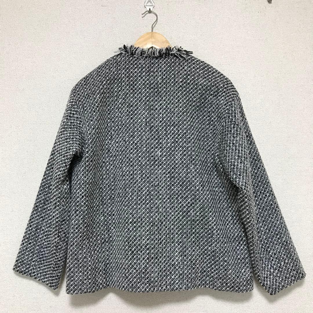 Rin　Beauty Basic ゴールドボタンツイードブルゾン