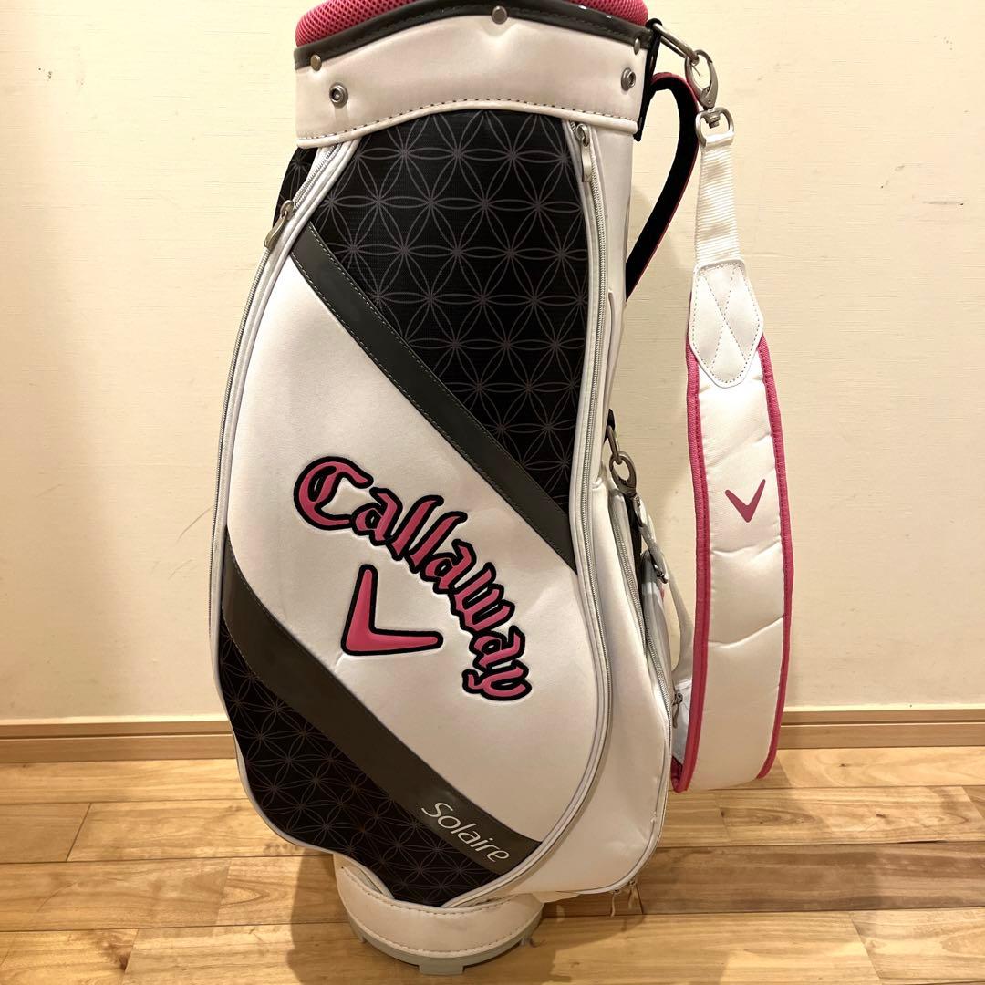 Callaway Solaire ゴルフバッグ　キャロウェイ　ケース　ピンク　黒