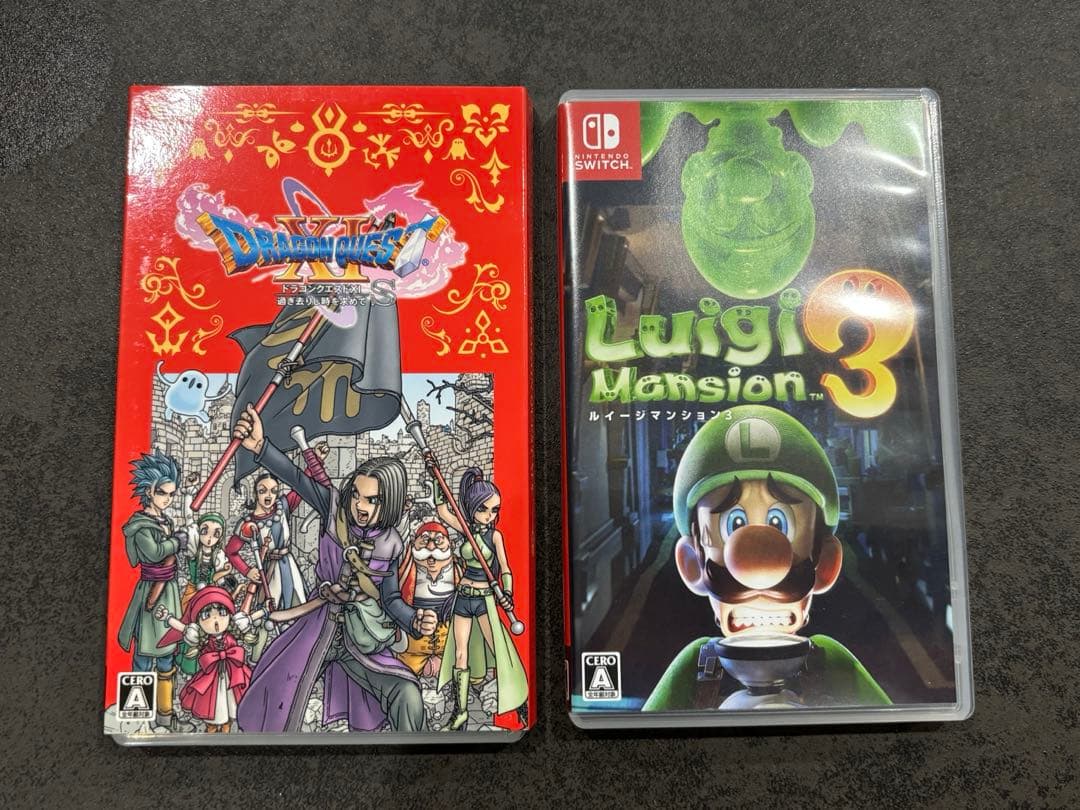 switchドラゴンクエストXI & ルイージマンション3 美品