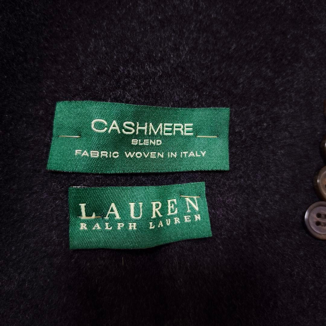 未使用ローレンラルフローレン カシミヤ混 タグ付きチェスターコート グレー 44