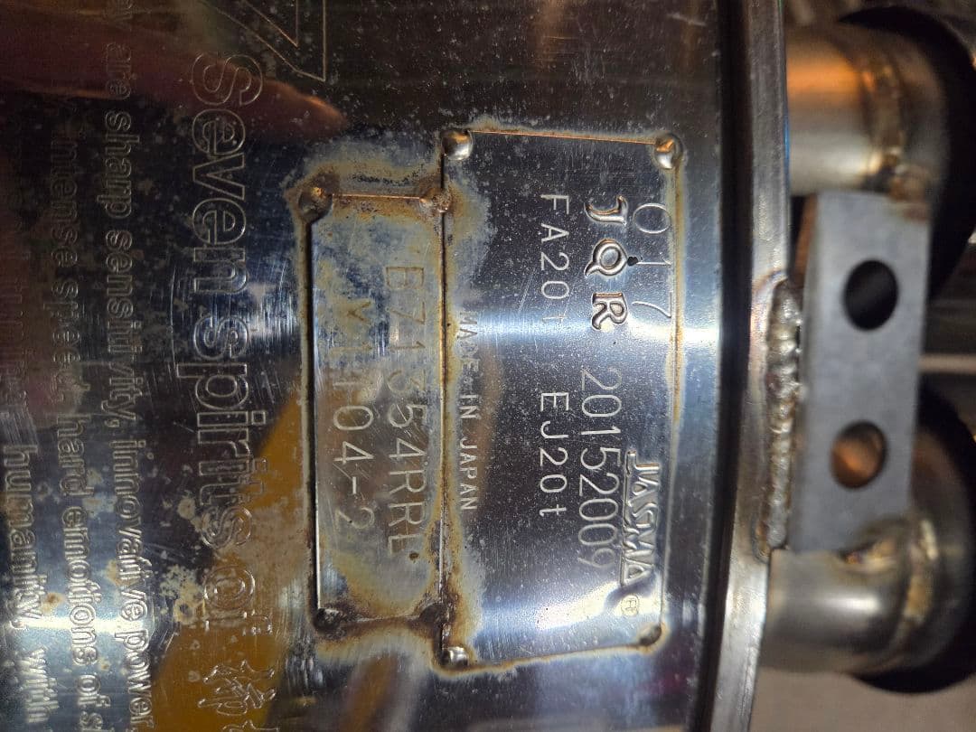 き*ょ様 柿本改　WRX　4本出しマフラー