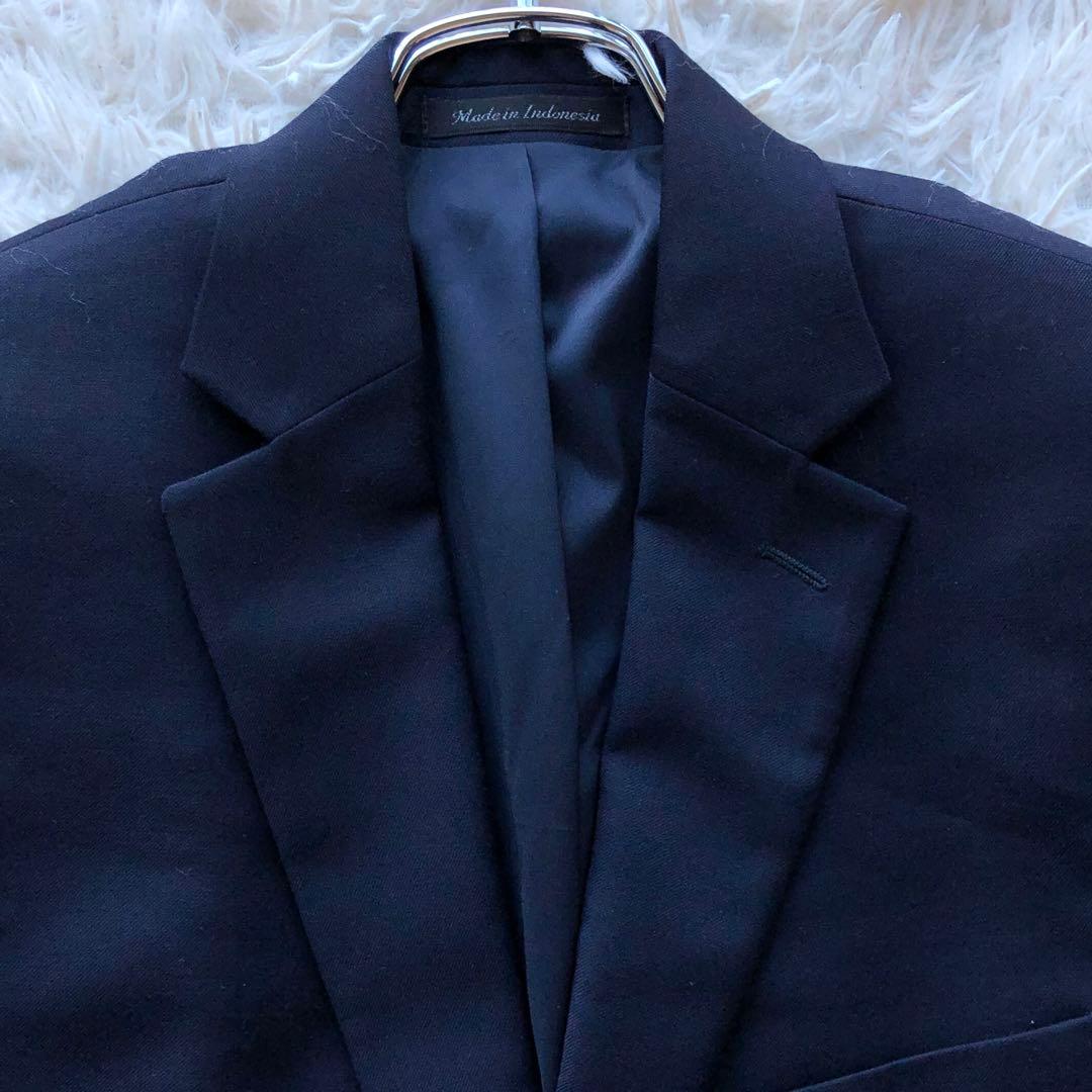 【極美品 希少サイズL】ラルフローレン　紺ブレ　ウール100%　金ボタン