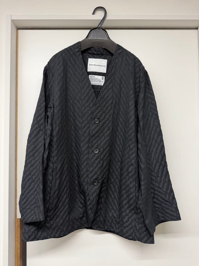 White Mountaineering ノーカラージャケット サイズ2