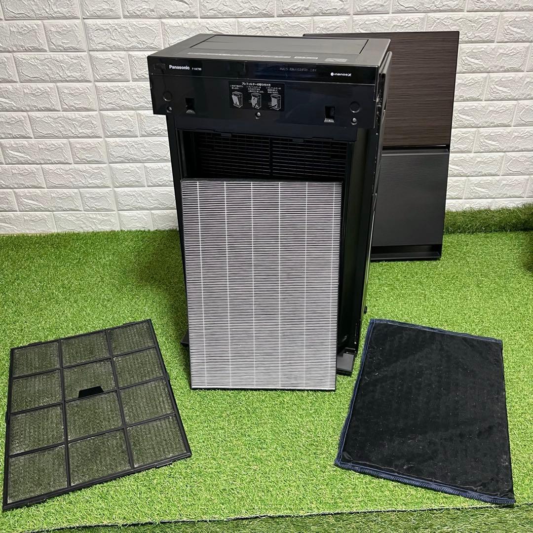 Panasonic 加湿空気清浄機 F-VXT90 Wi-Fi 上位機種 木目調