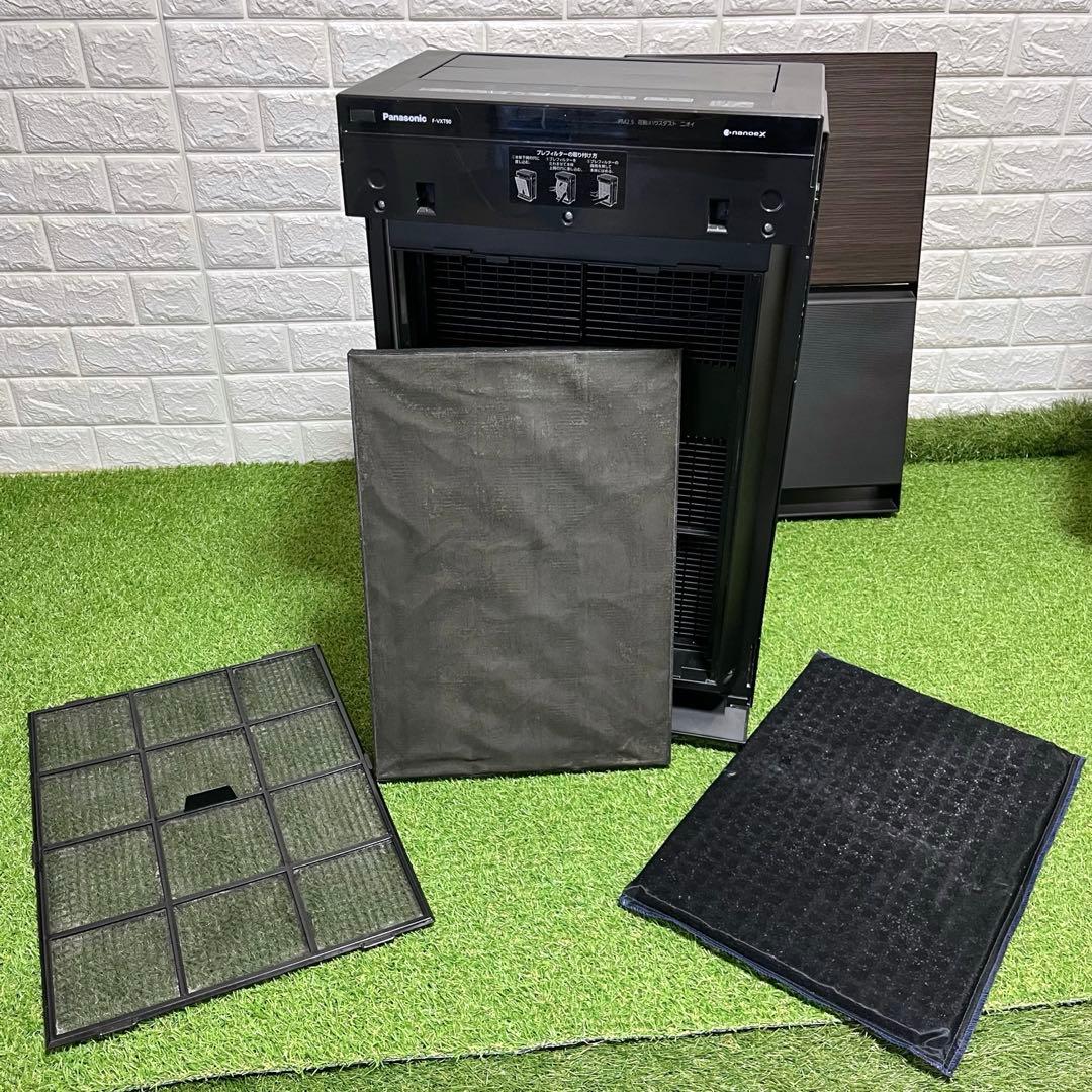 Panasonic 加湿空気清浄機 F-VXT90 Wi-Fi 上位機種 木目調