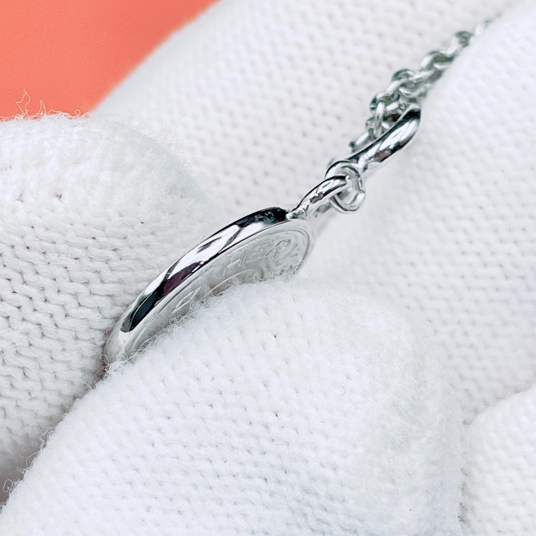 ◇エルメス◇ 新品仕上済 セリエ ネックレス ペンダント 小 シルバー 4.94