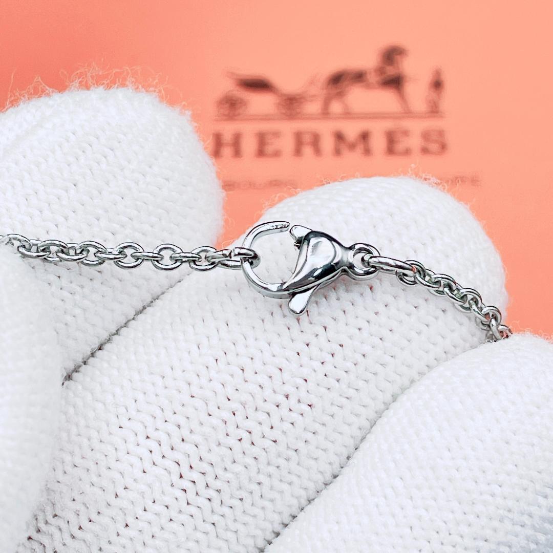 ◇エルメス◇ 新品仕上済 セリエ ネックレス ペンダント 小 シルバー 4.94