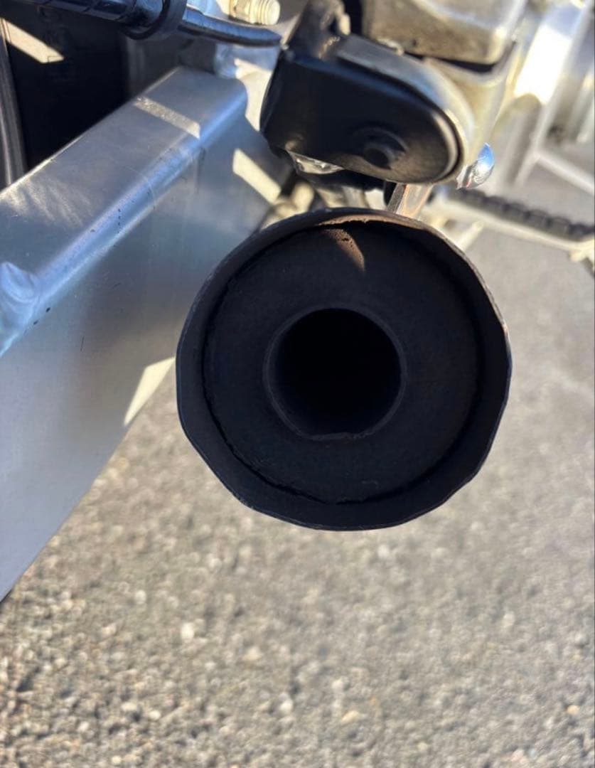 ゼファー750 マフラー　ショート管