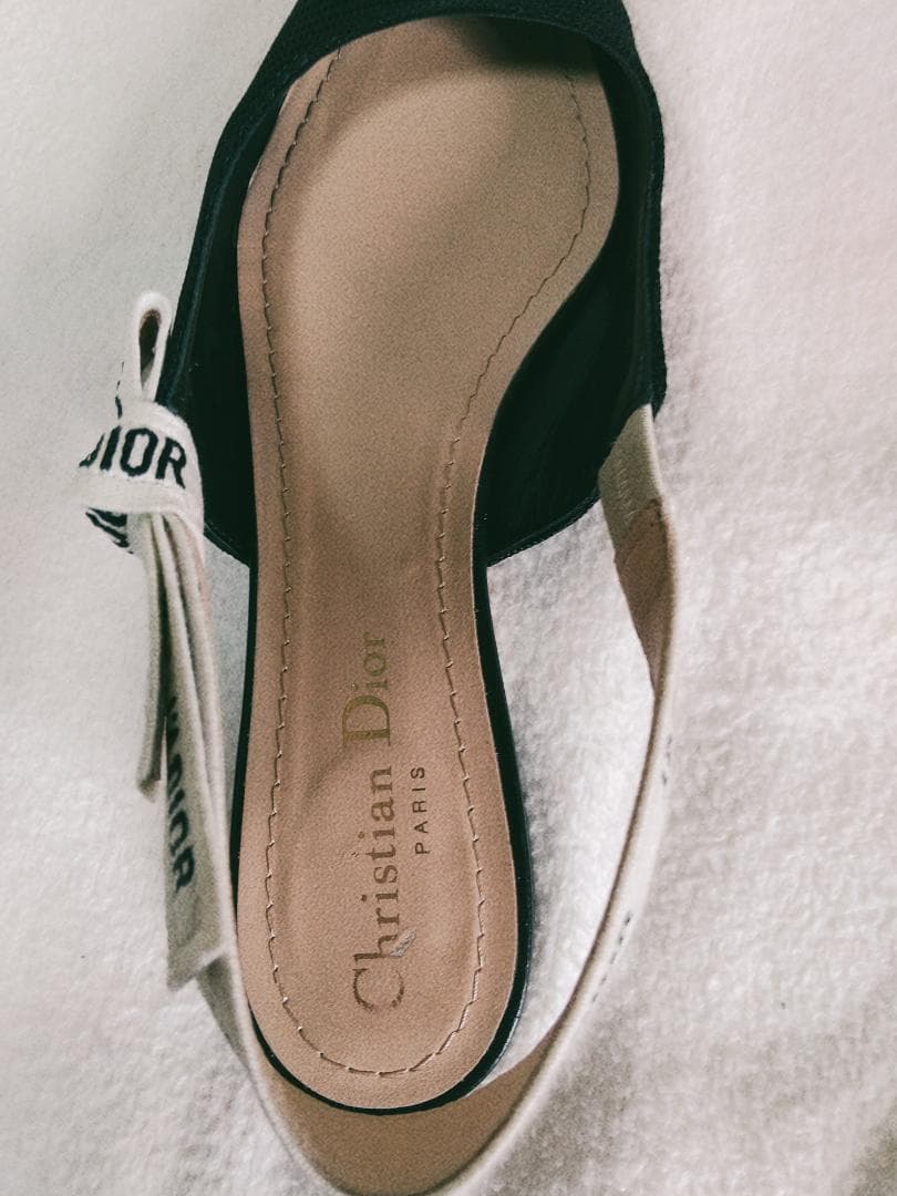 Dior J'ADIOR ポインテッドトゥサンダル ブラック