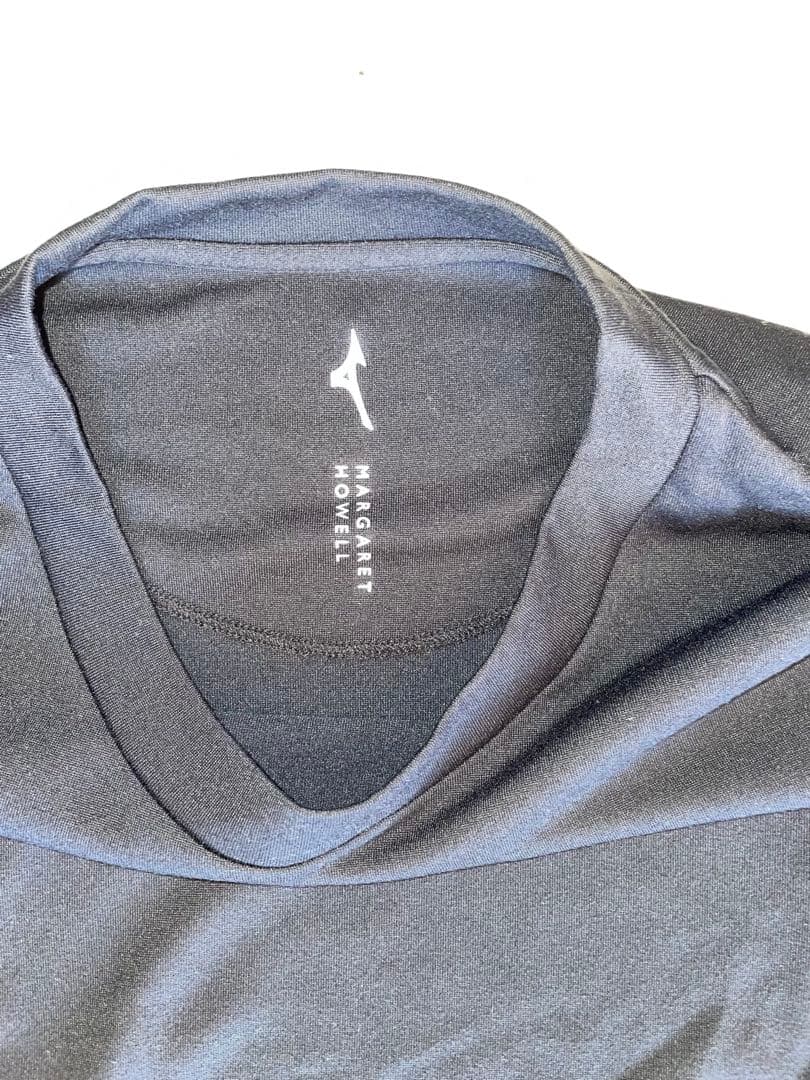 新品【マーガレットハウエル× ミズノ】 長袖カットソー メンズブラック L