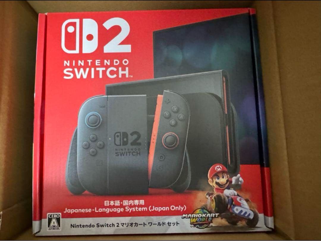 Nintendo Switch 2 日本語対応 マリオカート同梱　新品　未使用