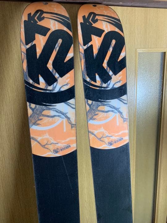 け*じ様 k2 バックドロップ ファットスキー ビンディングクランポンシール付き