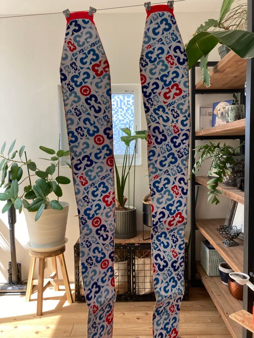 け*じ様 k2 バックドロップ ファットスキー ビンディングクランポンシール付き