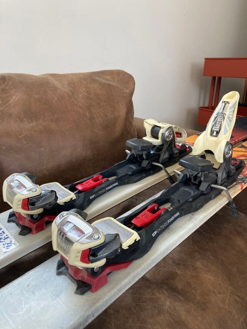 け*じ様 k2 バックドロップ ファットスキー ビンディングクランポンシール付き