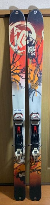 け*じ様 k2 バックドロップ ファットスキー ビンディングクランポンシール付き