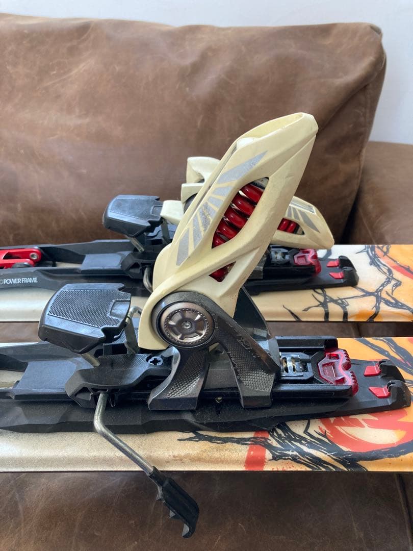 け*じ様 k2 バックドロップ ファットスキー ビンディングクランポンシール付き