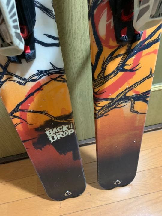 け*じ様 k2 バックドロップ ファットスキー ビンディングクランポンシール付き